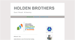 Desktop Screenshot of holdenbrothers.ie