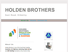 Tablet Screenshot of holdenbrothers.ie